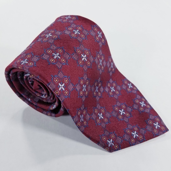 Jos. A. Bank Maroon Tie signature collection silk - Picture 2 of 8
